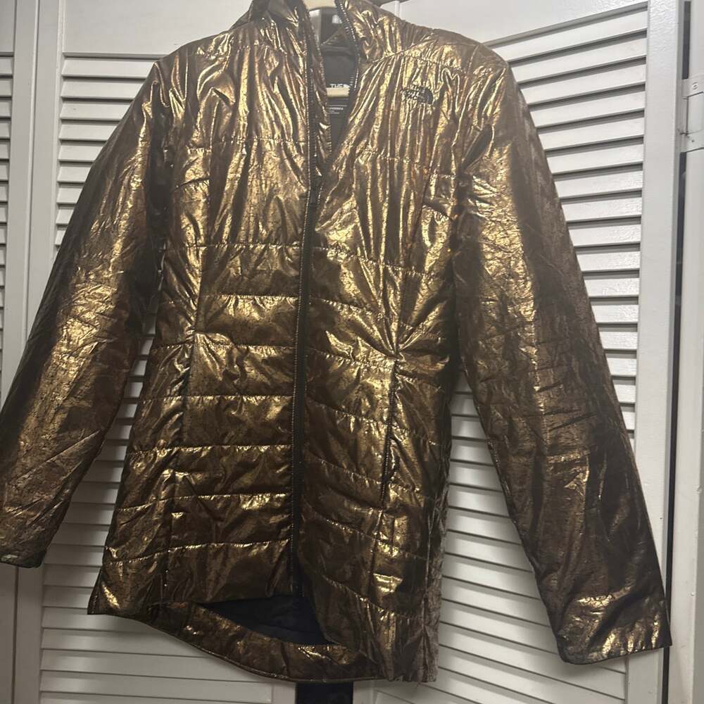 North Face Harway Jacket Insulated Parka Metallic Copper Limited Size S /PNEW